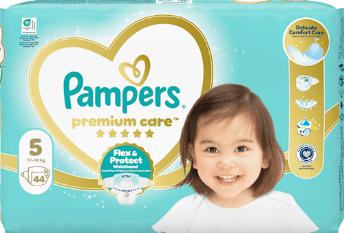 Plenice velikost 5 (11-16 kg) Pampers Premium Care
