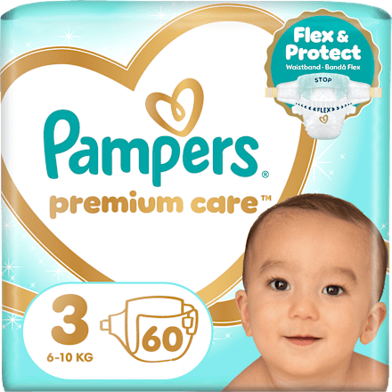 Plenice velikost 3 (6-10 kg) Pampers Premium Care