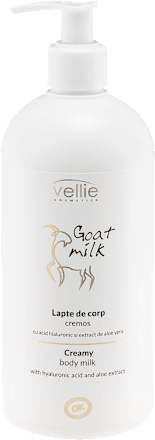 Loțiune de corp cremoasă Goat's Milk Vellie
