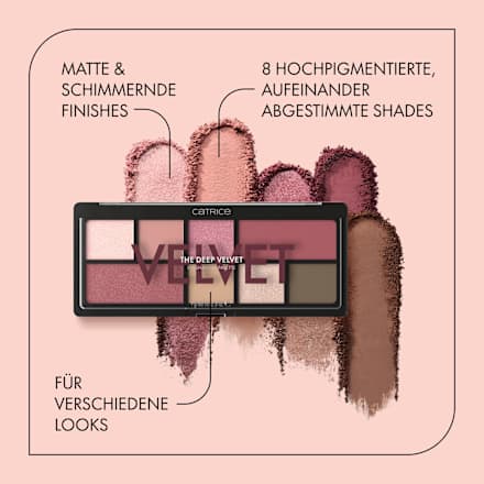 Paletka očných tieňov The Deep Velvet CATRICE