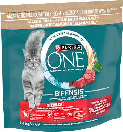 Bifensis Sterilised granule pro kočky hovězí PURINA ONE