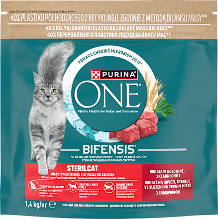 Bifensis Sterilised granule pro kočky hovězí PURINA ONE