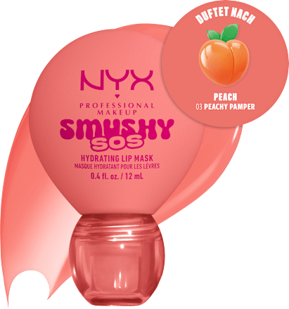 Lippenmaske Smushy SOS Hydrating 03 Peachy Pamper NYX PROFESSIONAL MAKEUP