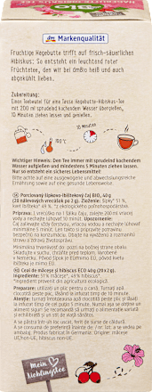 Früchtetee Hagebutte Hibiskus dmBio