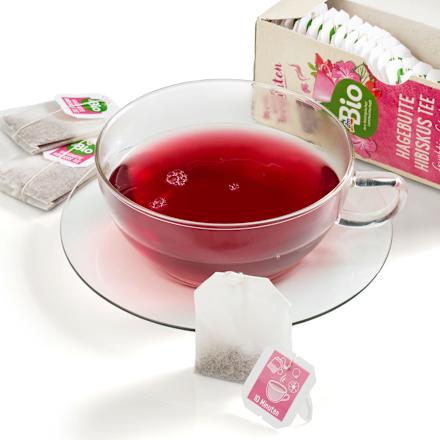 Früchtetee Hagebutte Hibiskus dmBio