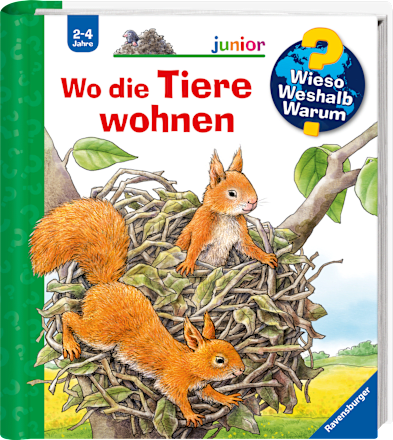 Kindersachbuch Wieso? Weshalb? Warum? Nr. 46 Wo die Tiere wohnen Ravensburger