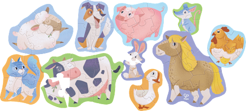 Puzzle Bauernhof (40 Teile) Hape