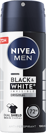 Black&White Invisible Original Antyperspirant w spray'u NIVEA MEN