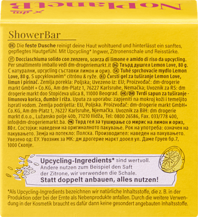 Festes Duschgel Zitrone & Reis No Planet B