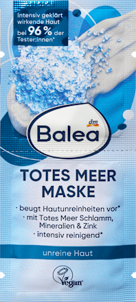 Maschera viso con i fanghi del Mar Morto Balea