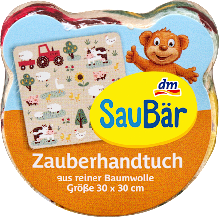 Čarovný uterák 30x30 cm SauBär