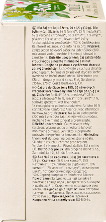 Stilltee Fenchel, Melisse, Zitronenverbene, Kümmel & Anis (20 Beutel) dmBio