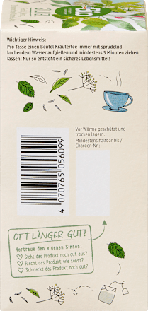 Stilltee Fenchel, Melisse, Zitronenverbene, Kümmel & Anis (20 Beutel) dmBio