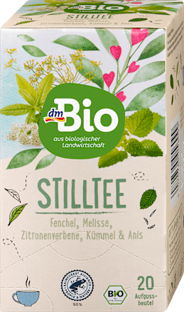 Stilltee Fenchel, Melisse, Zitronenverbene, Kümmel & Anis (20 Beutel) dmBio