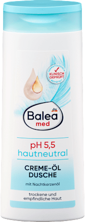 Duschgel pH 5,5 Hautneutral Creme-Öl Dusche Balea med