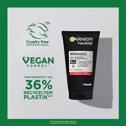 Reinigungsgel 3in1 Kohle Anti-Mitesser Garnier Skin Active