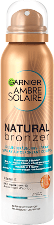 Selbstbräuner Spray natural bronzer Garnier Ambre Solaire