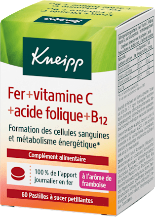 Lutschtabletten Eisen + Folsäure + Vitamin C + B12 Kneipp