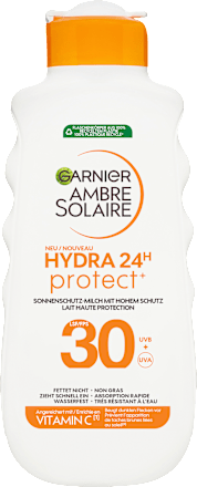 Sonnenmilch HYDRA 24h protect, LSF 30 Garnier Ambre Solaire