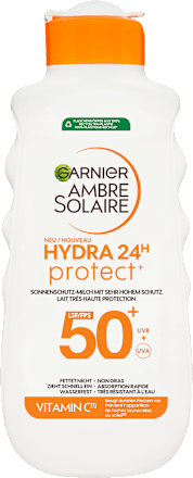 Sonnenmilch HYDRA 24h protect, LSF 50+ Garnier Ambre Solaire
