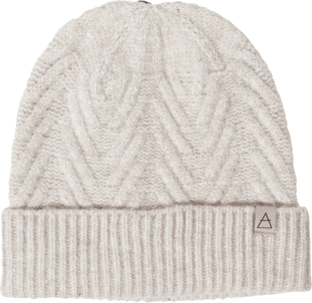 Haube mit Pailetten creme PURSET