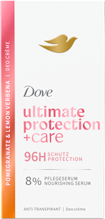 Antitranspirant Deocreme ultimate protection +care pomegranate & lemon verbena Dove