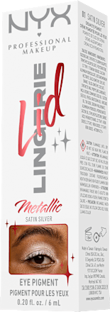 Lidschatten Lid Lingerie 01 Satin Silver Metallic NYX PROFESSIONAL MAKEUP