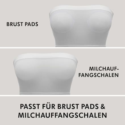 Ultraleichtes Brustband weiß, Gr. L/XL Medela