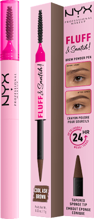 Молив за вежди Fluff & Snatch, Nr. 05 Cool Ash Brown NYX PROFESSIONAL MAKEUP