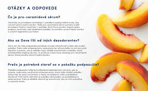 Dámsky antiperspirant v spreji Advanced Care Peach & White Blossom Dove