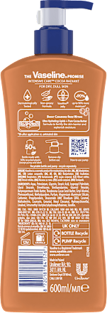 Telové mlieko Cocoa Radiant 48h Vaseline