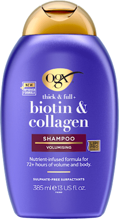 Szampon zwiększajacy objętość włosów biotin & collagen OGX