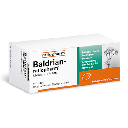 Baldrian-ratiopharm Baldrianwurzel-Trockenextrakt Tabletten ratiopharm