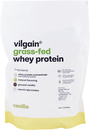 Srvátkový proteín grass-fed Whey protein vanilka vilgain