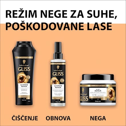 Set s šamponom in balzamom Ultimate Repair Schwarzkopf GLISS