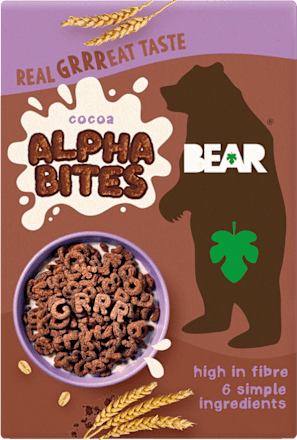 Kakaové písmenkové cereálie Alphabites Bear