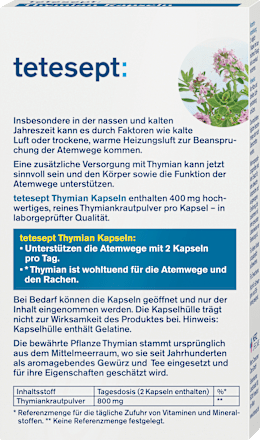 Thymian Kapseln 40 St tetesept