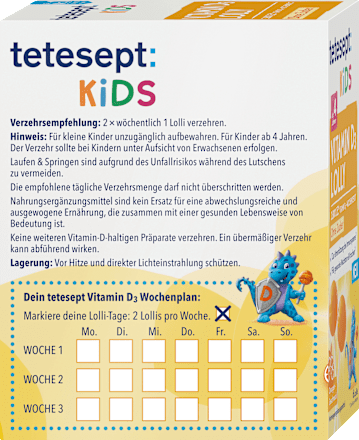 Kids Vitamin D3 Lolly 6 St tetesept