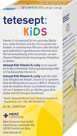 Kids Vitamin D3 Lolly 6 St tetesept