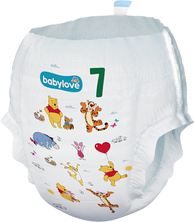 Pannolini a mutandina premium misura 7 xxl (17+ kg) babylove