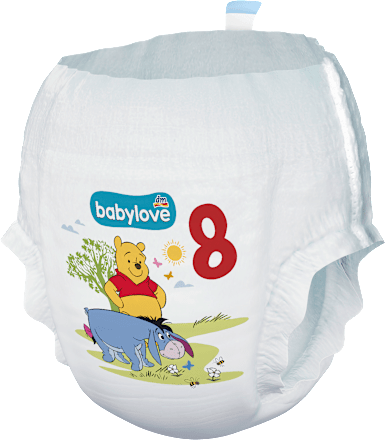 Pannolini a mutandina premium misura 8 (19+ kg) babylove