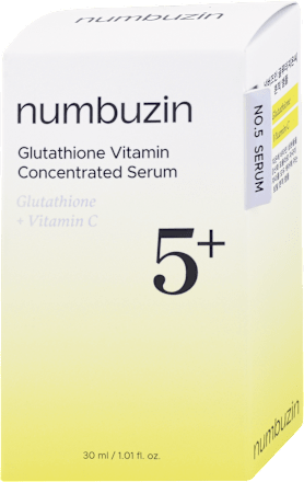 Pleťové sérum Glutathione + Vitamin Concentrated 5+ numbuzin