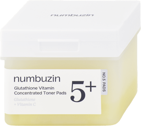 Rozjasňujúce pleťové tampóny Glutathione Vitamin-Niacinamide 5+ numbuzin