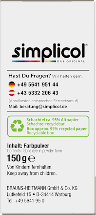 Vopsea pentru textile Roșu Mac simplicol