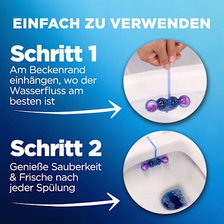 WC-Stein Selbst Aktiv Blüten Frische BLUE STAR