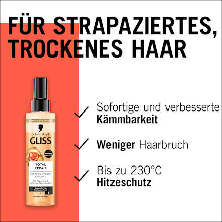 Sprüh-Conditioner Express-Repair Total Repair Schwarzkopf GLISS