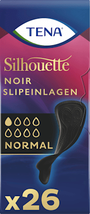 Slipeinlagen Inkontinenz Schwarz Normal TENA