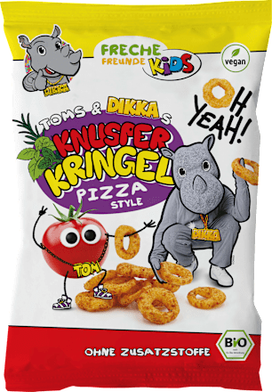Kindersnack Knusper Kringel Pizza Style, ab 4 Jahren Freche Freunde