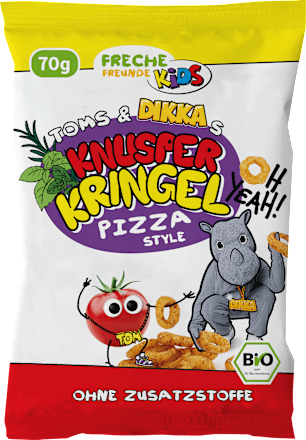 Kindersnack Knusper Kringel Pizza Style, ab 4 Jahren Freche Freunde