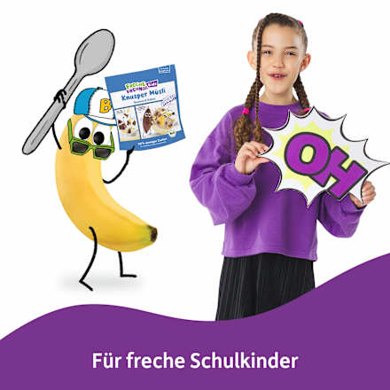 Kindermüsli Knuspermüsli Banane & Kakao Freche Freunde